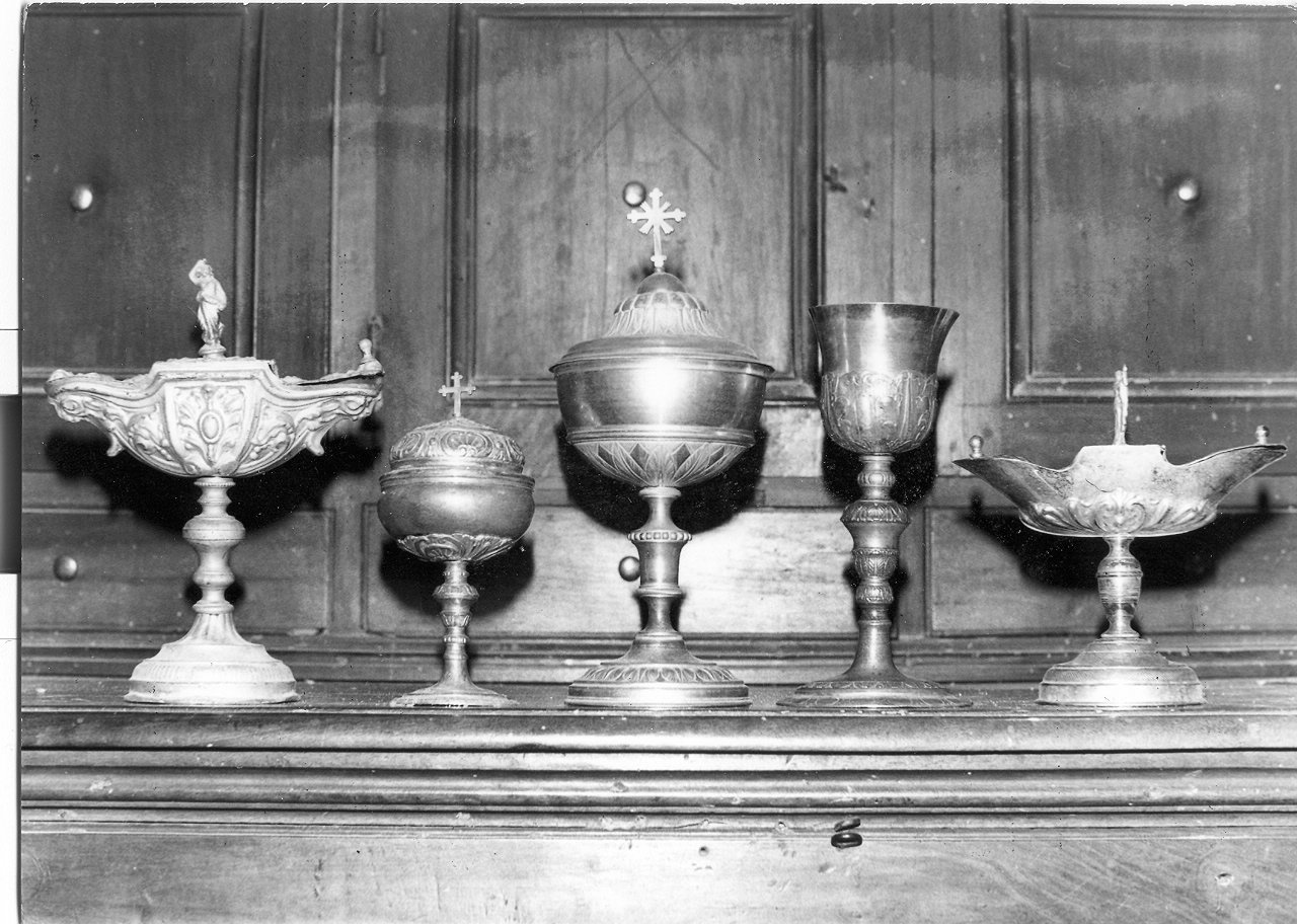 navicella portaincenso, opera isolata - bottega Italia centrale (sec. XVIII)