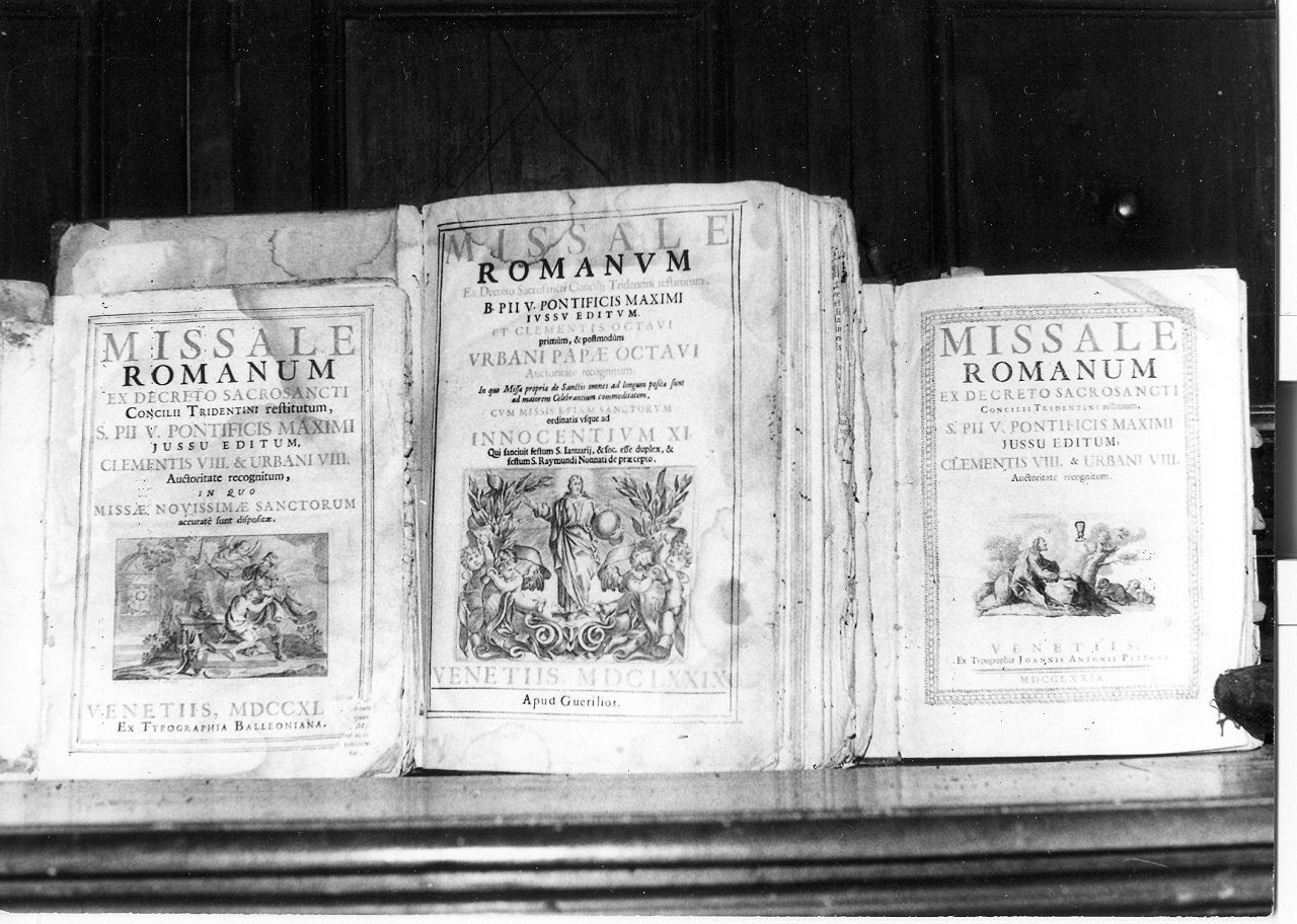 messale cantato, opera isolata - ambito Italia centrale (sec. XVIII)