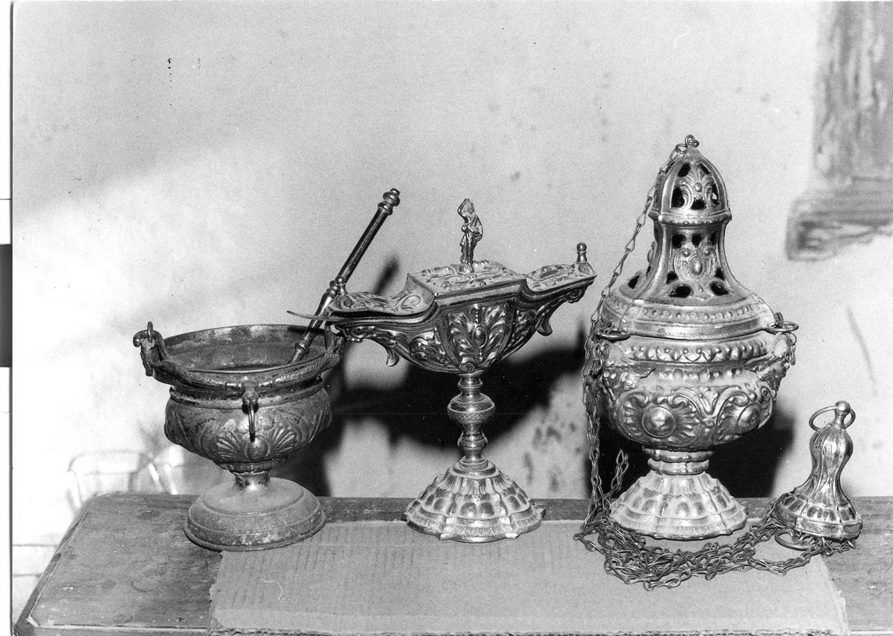 secchiello per l'acqua benedetta, opera isolata - bottega Italia centrale (sec. XVIII)