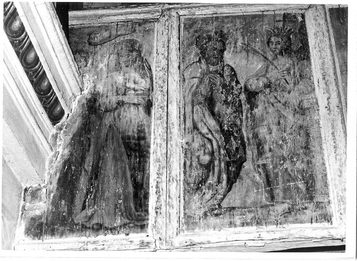 Santi (dipinto, elemento d'insieme) - ambito umbro (fine sec. XVI)