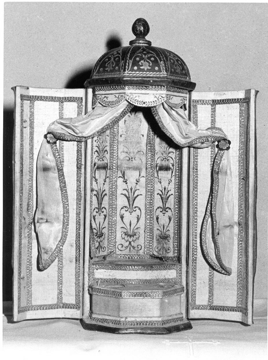 tabernacolo portatile, opera isolata - bottega umbra (fine sec. XVIII)
