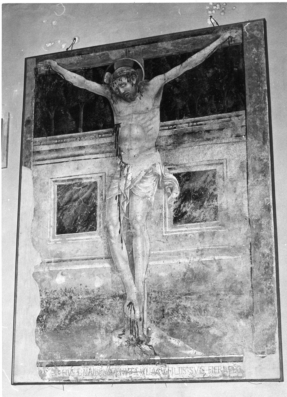 crocifissione (dipinto, opera isolata) - ambito umbro (fine sec. XV)
