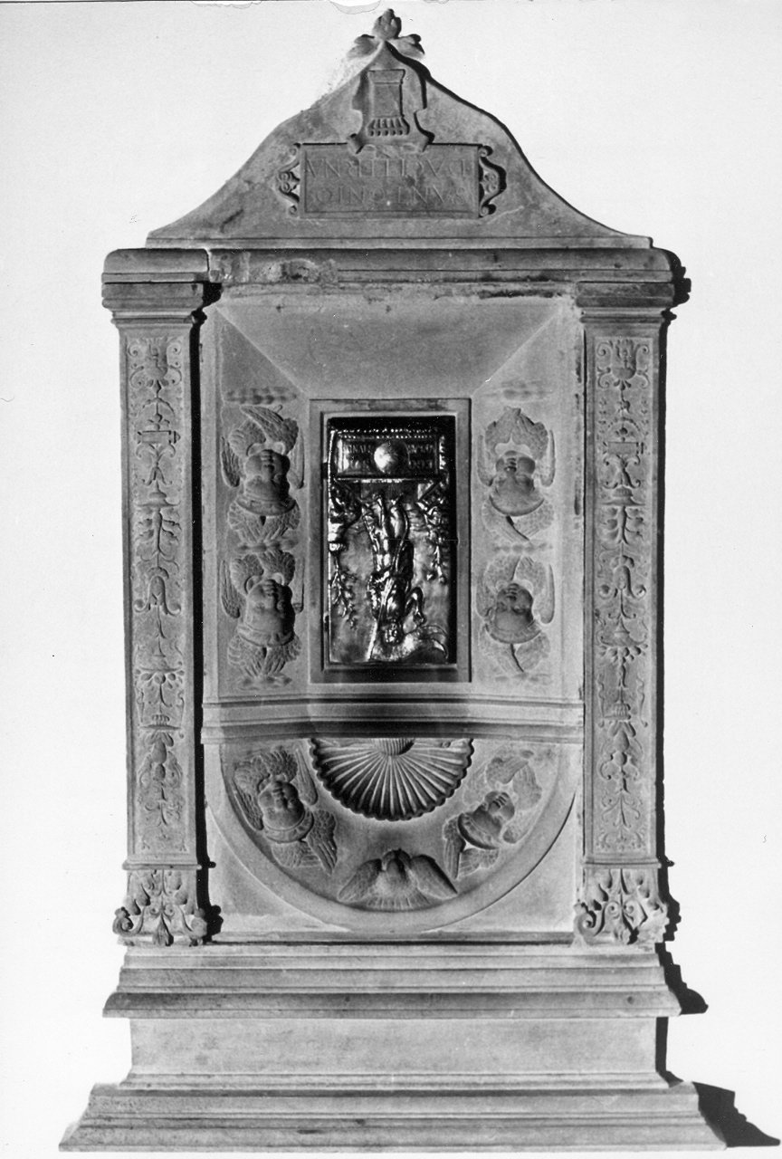tabernacolo murale, opera isolata di Antonio da Citerna (attribuito) (inizio sec. XVI)