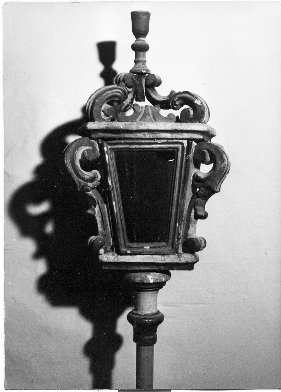 lanterna processionale, opera isolata - bottega Italia centrale (sec. XVIII)