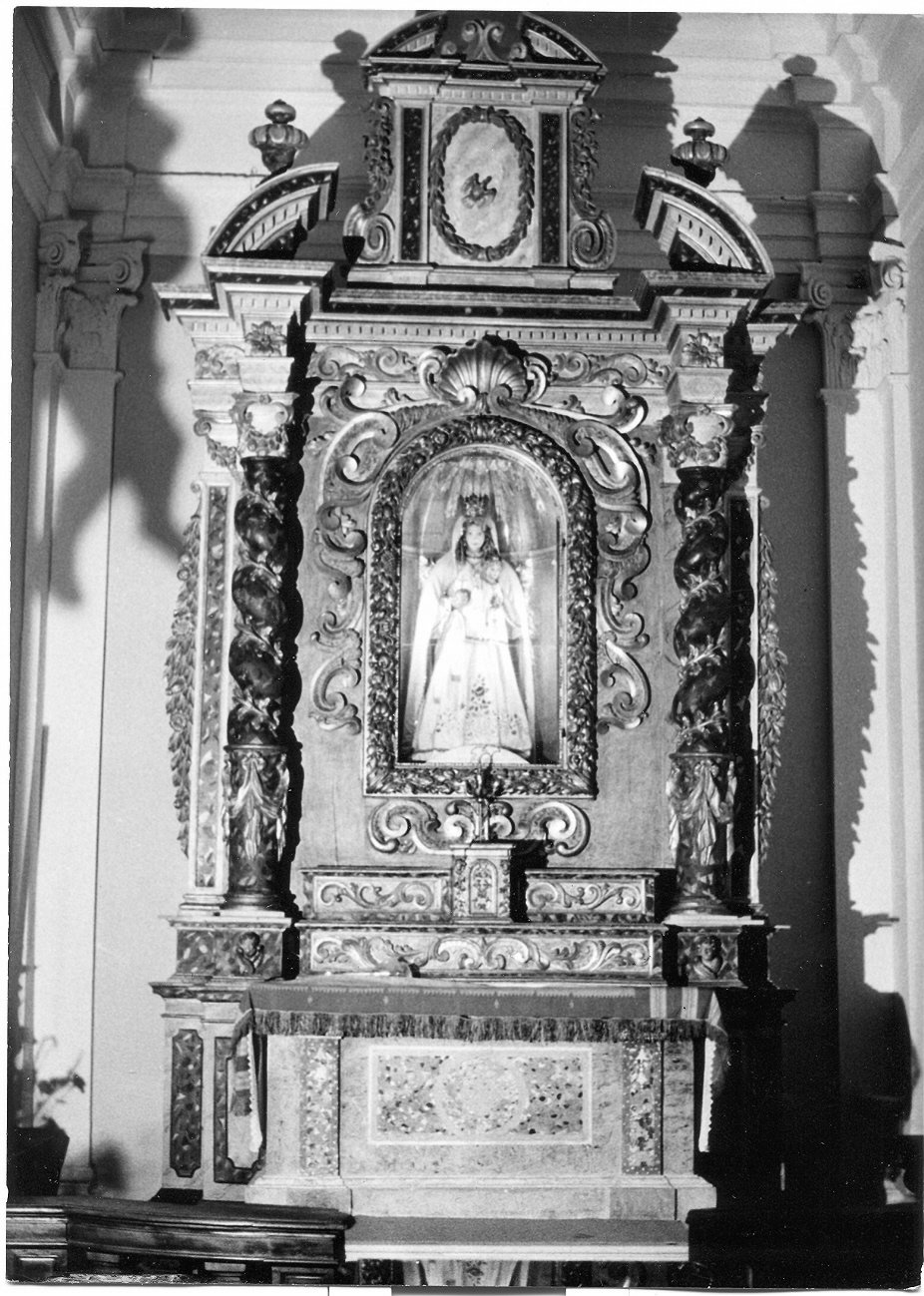 altare maggiore, insieme - bottega umbra (inizio sec. XVIII)