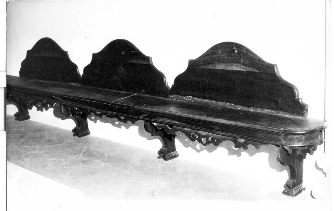 panca, opera isolata - ambito umbro (inizio sec. XVIII)