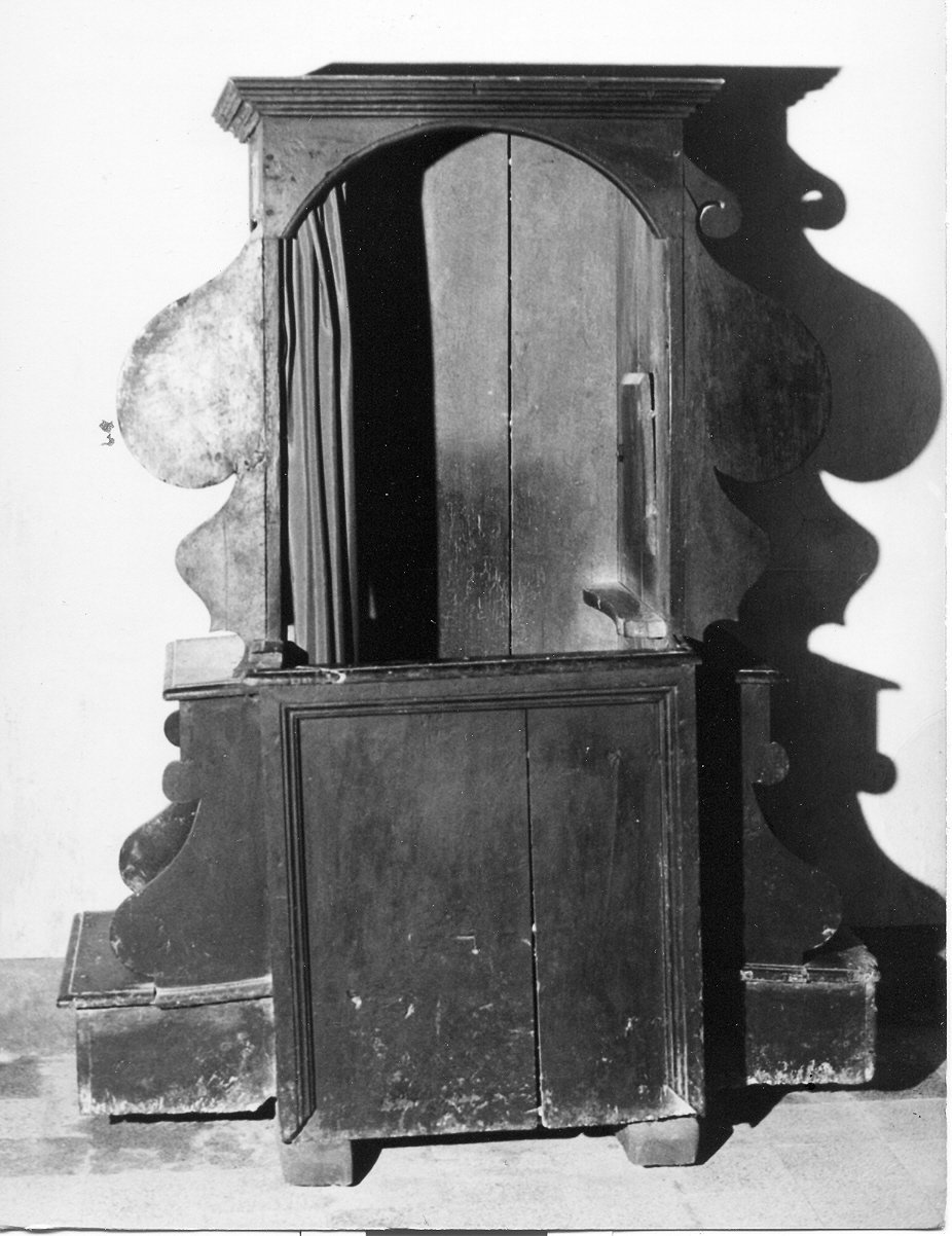 confessionale mobile, opera isolata - bottega umbra (sec. XVIII)