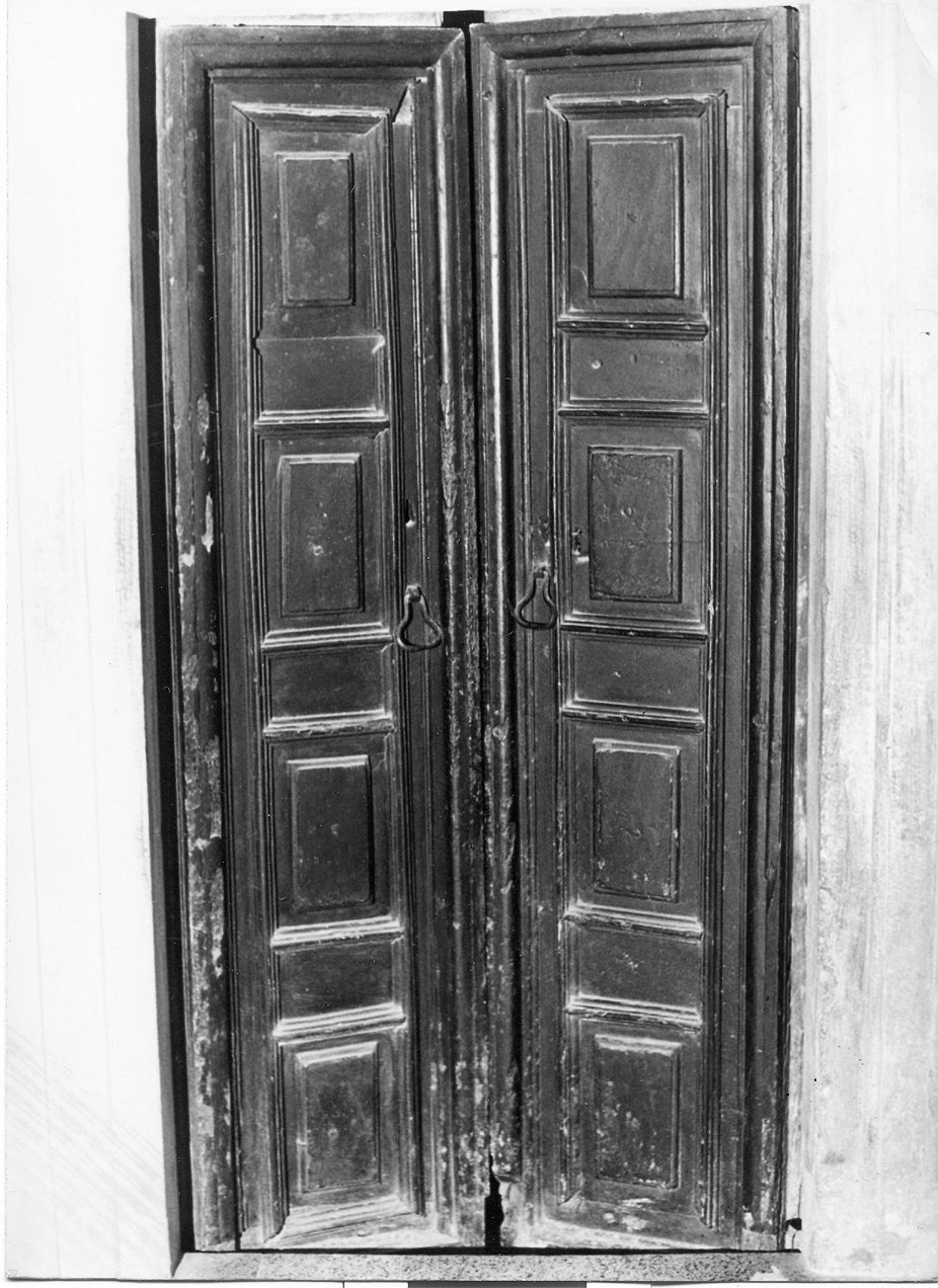 porta - a due battenti, opera isolata - bottega umbra (sec. XVII)
