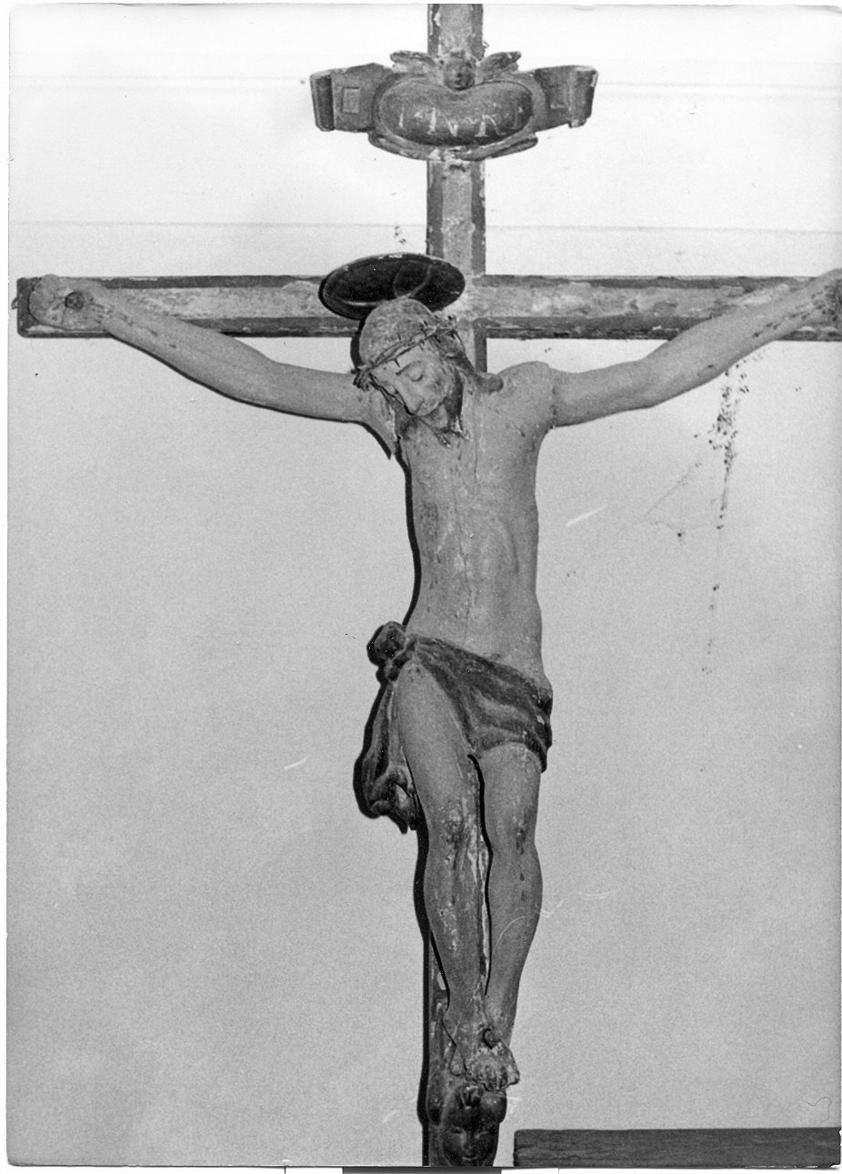 crocifisso, opera isolata - bottega umbra (sec. XVI)