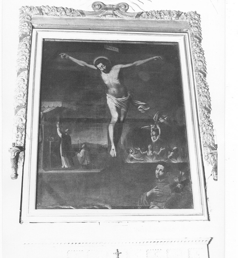 crocifissione (dipinto, opera isolata) - ambito Italia centrale (fine sec. XVII)