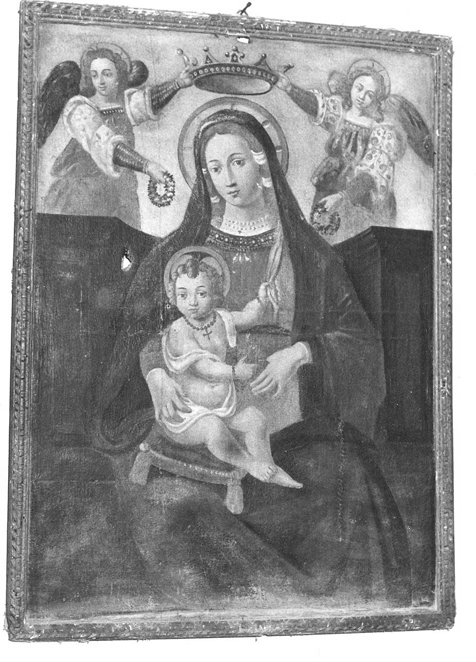 Madonna con Bambino (dipinto, opera isolata) - ambito umbro (sec. XIX)