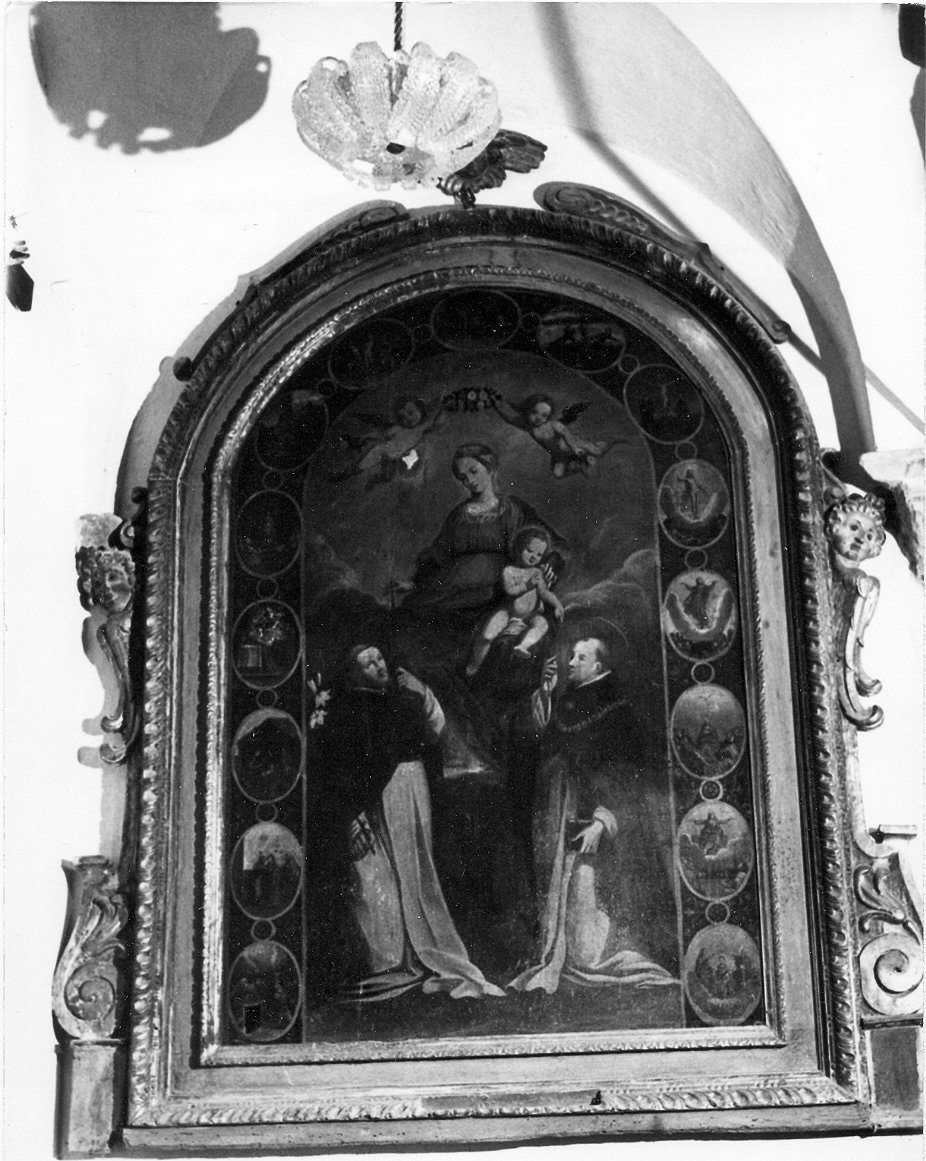 Madonna del Rosario (dipinto, opera isolata) - ambito umbro (sec. XVIII)