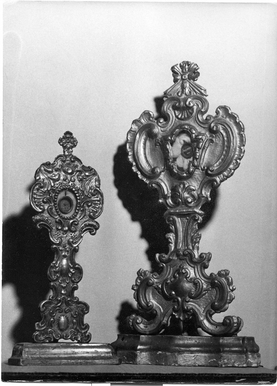 reliquiario - a ostensorio, opera isolata - bottega Italia centrale (sec. XVIII)