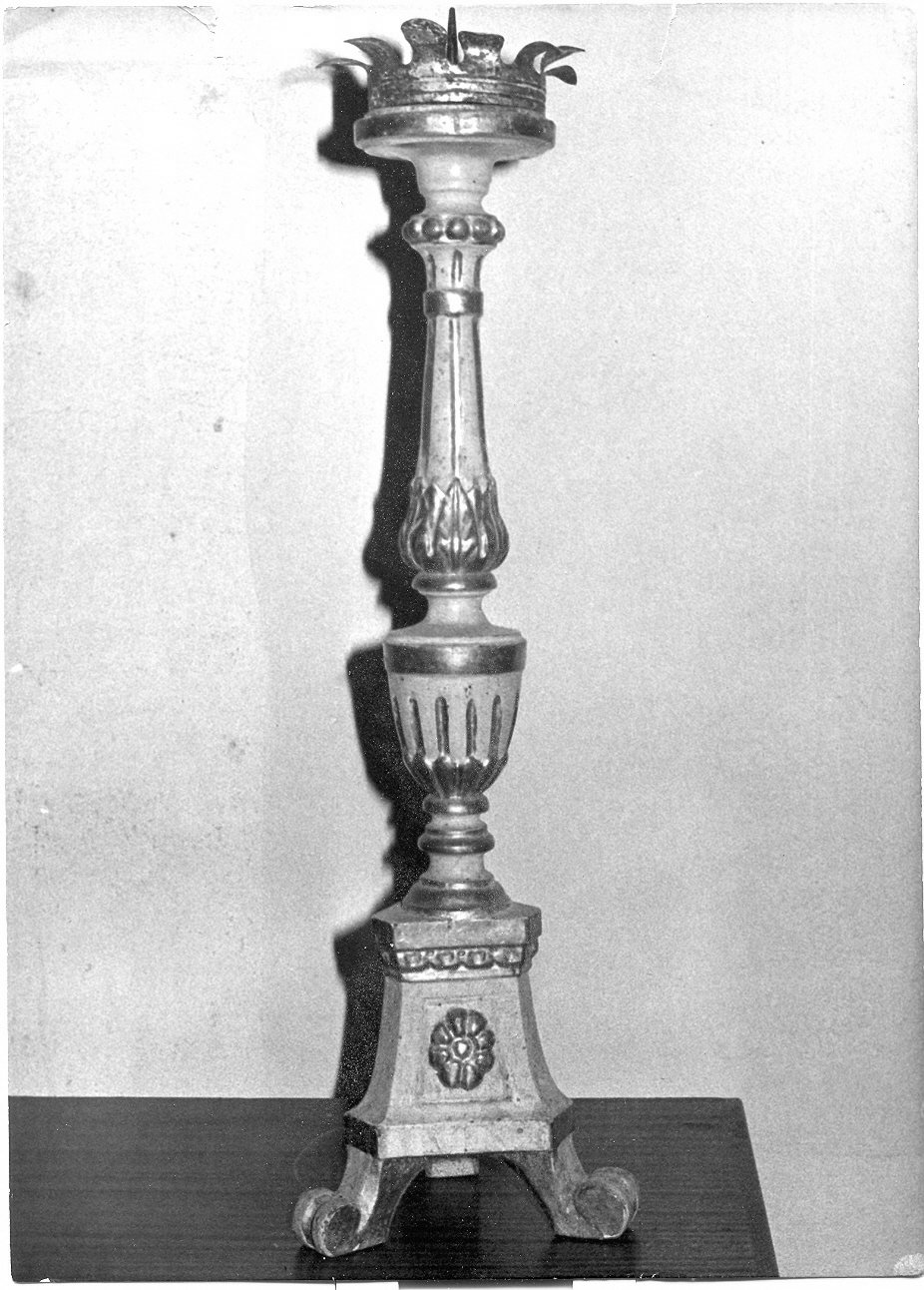 candeliere, serie - bottega umbra (sec. XVIII)