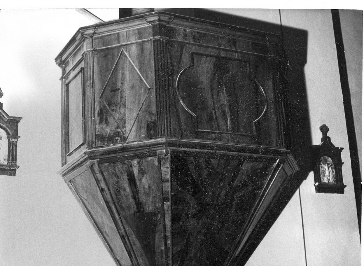 pulpito, opera isolata - bottega Italia centrale (sec. XVIII)