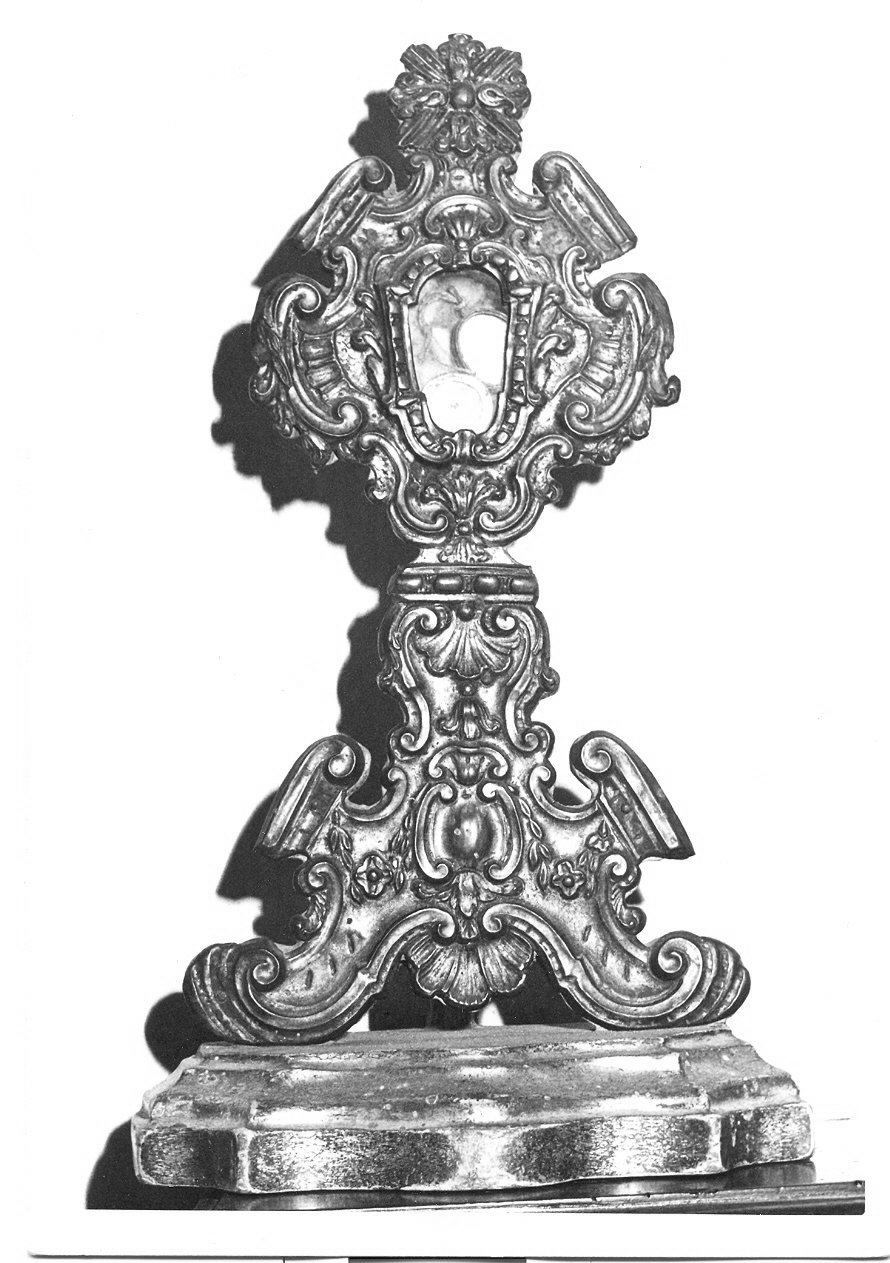 reliquiario - a ostensorio, opera isolata - bottega Italia centrale (sec. XVIII)
