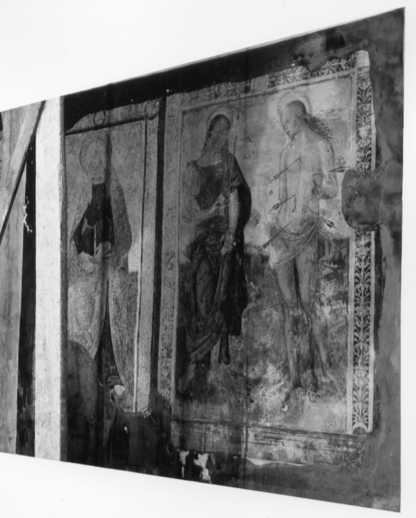 Santi (dipinto, complesso decorativo) - ambito Italia centrale (inizio sec. XVI)