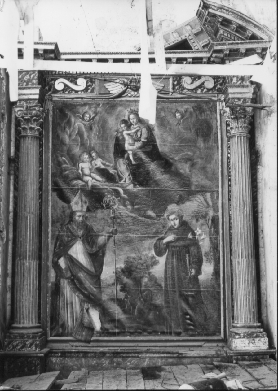 Madonna con Bambino e Santi (dipinto, opera isolata) - ambito umbro-laziale (metà sec. XVII)