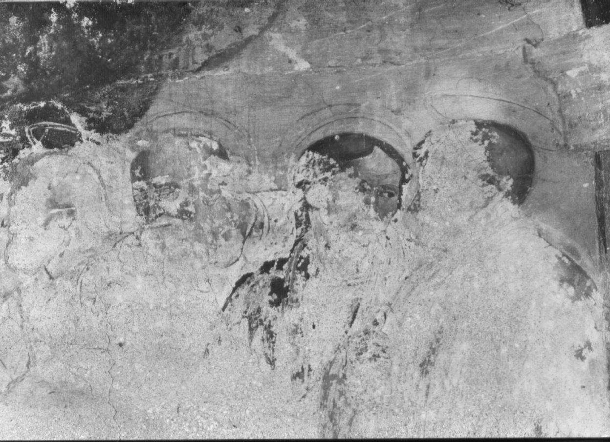 Madonna in gloria tra Santi martiri (dipinto, opera isolata) di Giovanni di Pietro detto Spagna (scuola) (prima metà sec. XVI)