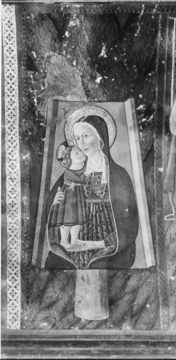 Madonna della Quercia (dipinto, complesso decorativo) - ambito umbro (sec. XV)