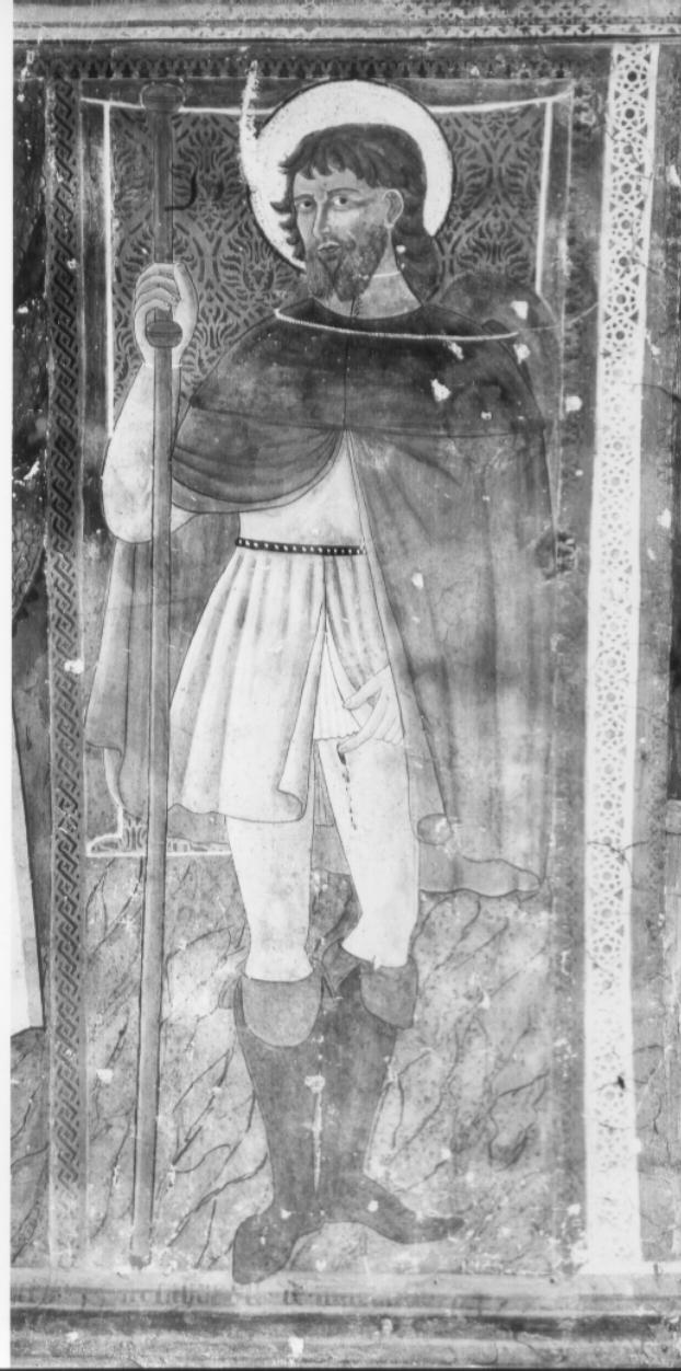 San Rocco (dipinto, complesso decorativo) - ambito umbro (ultimo quarto sec. XV)