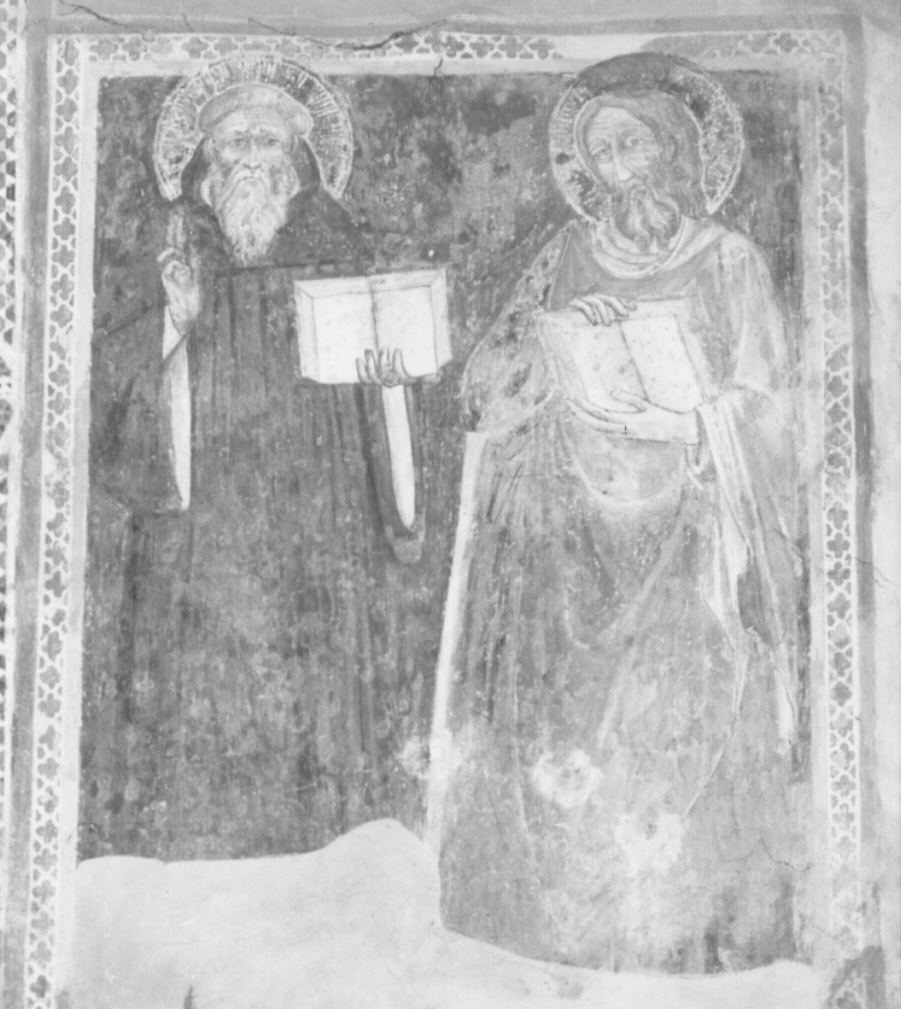 Santi (dipinto, complesso decorativo) - ambito umbro-laziale (prima metà sec. XV)