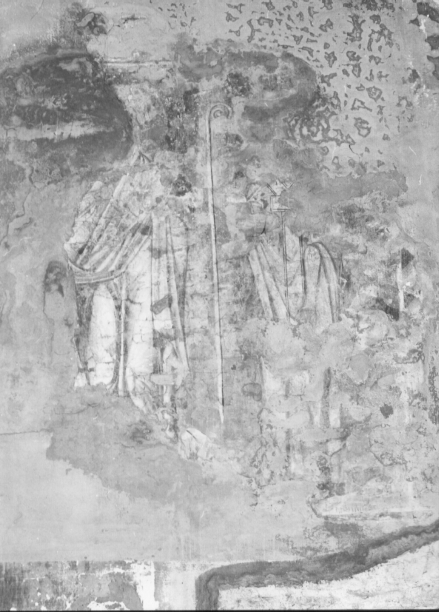 Santi vescovi (dipinto, complesso decorativo) - ambito umbro-laziale (seconda metà sec. XIII)