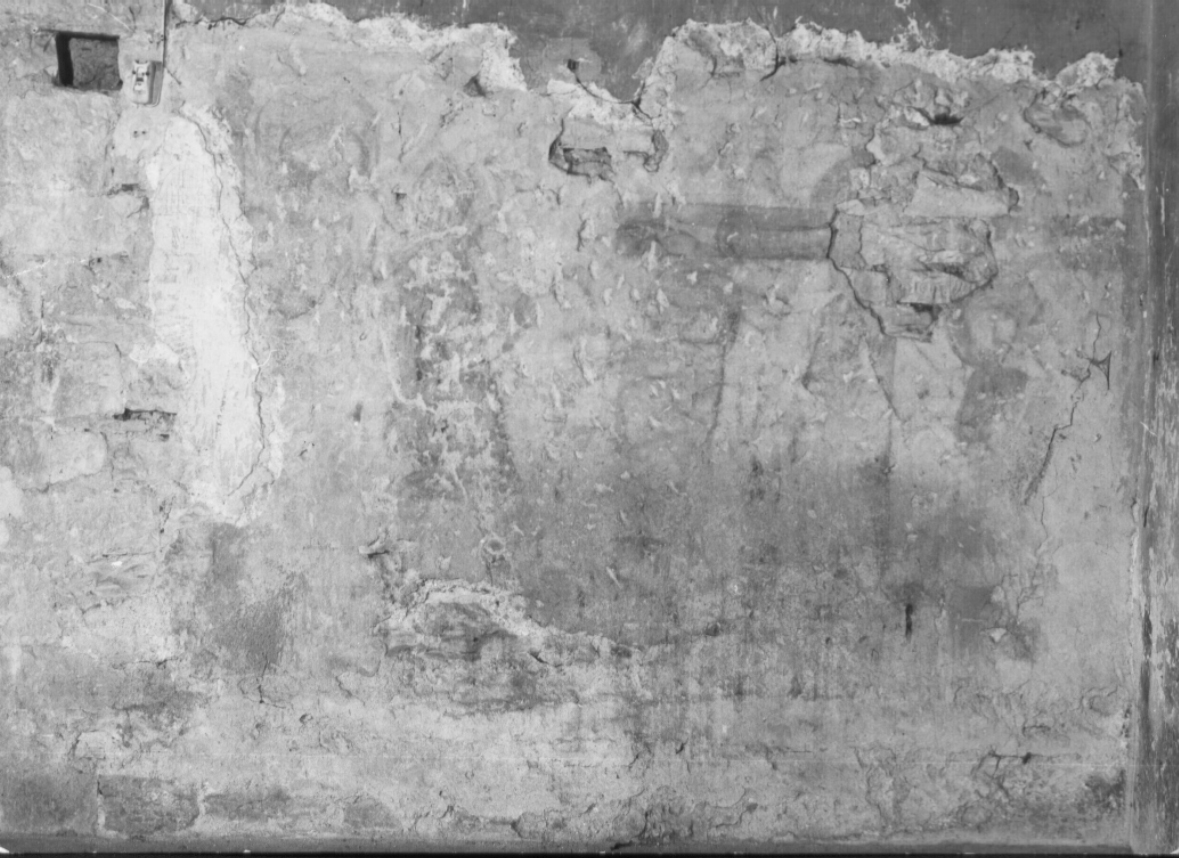 crocifissione (dipinto, frammento) - ambito umbro-laziale (prima metà sec. XIV)
