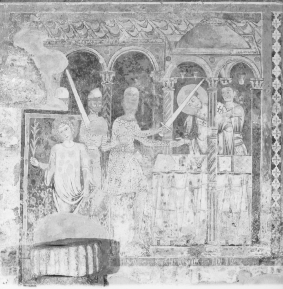 martirio di San Tommaso Becket (dipinto, ciclo) - ambito umbro (ultimo quarto sec. XII)