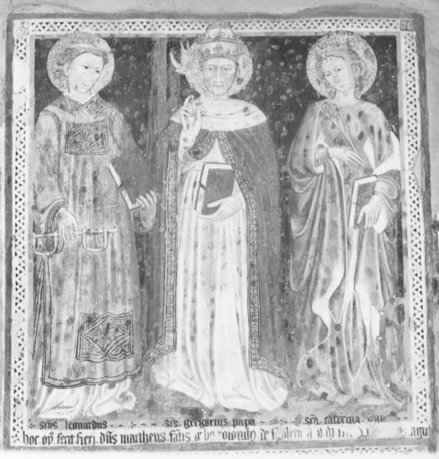 Santi (dipinto, complesso decorativo) di Maestro di Eggi (attribuito) (secondo quarto sec. XV)