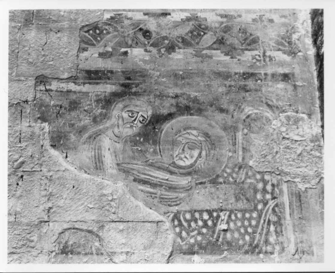 deposizione di Cristo nel sepolcro (dipinto, ciclo) - ambito umbro-laziale (metà sec. XII)