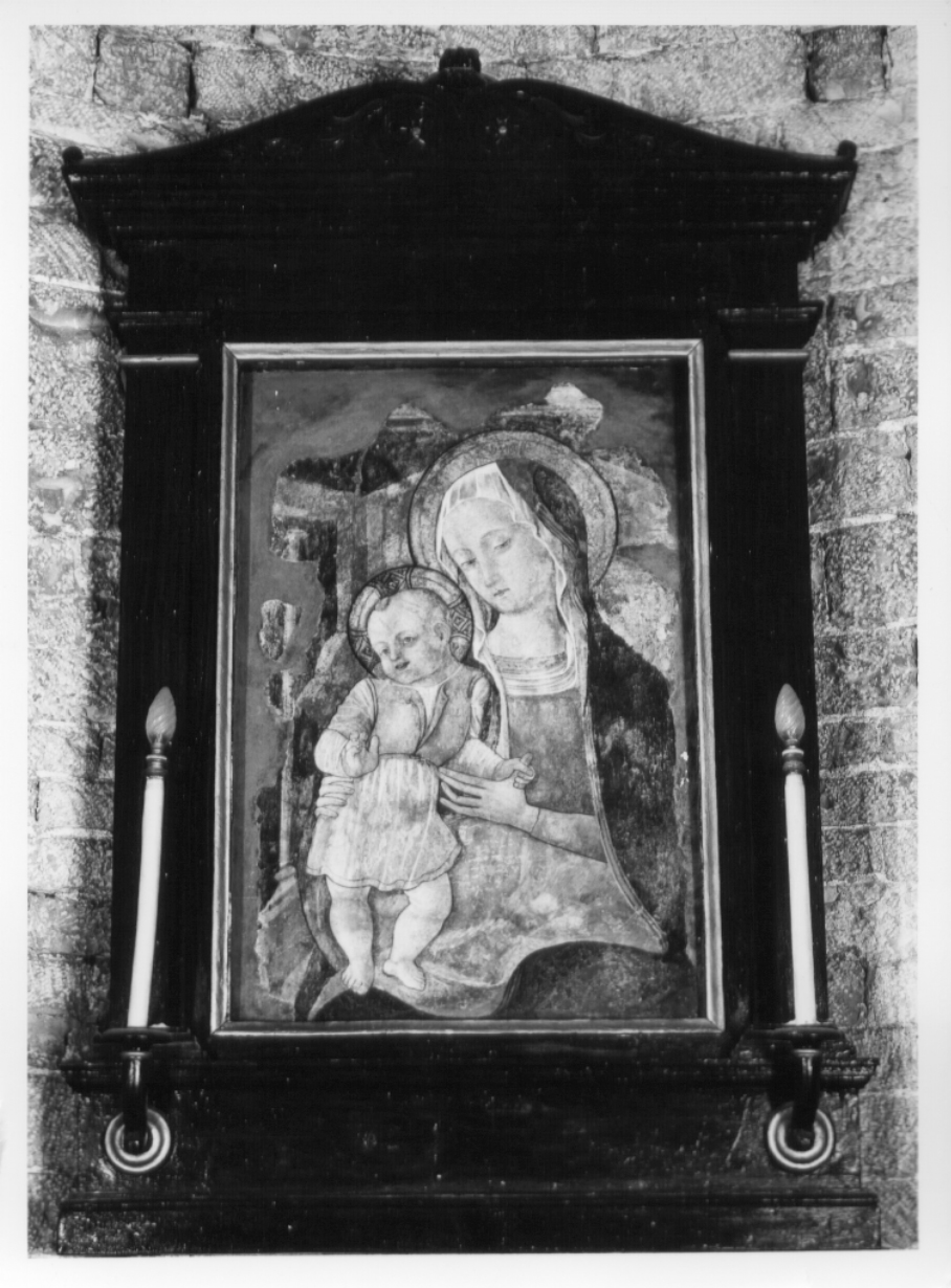 Madonna con Bambino (quadro d'altare, opera isolata) di Pseudo Zabolini (attribuito) (seconda metà sec. XV)