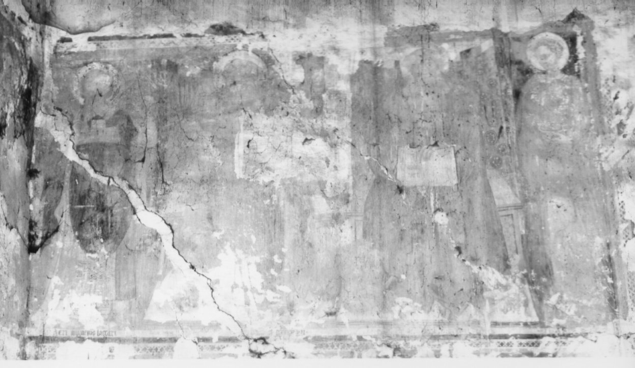 Santi (dipinto, complesso decorativo) - ambito umbro (seconda metà sec. XV)