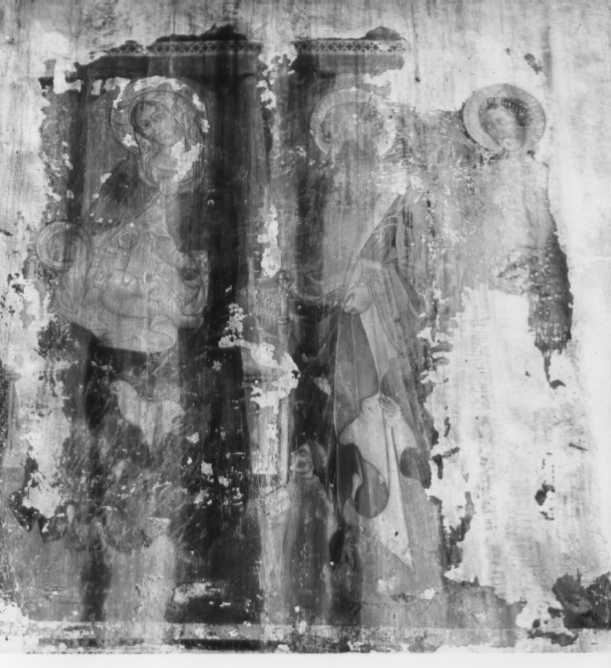 Madonna in trono con Bambino e Santi (dipinto, complesso decorativo) - ambito umbro (seconda metà sec. XV)