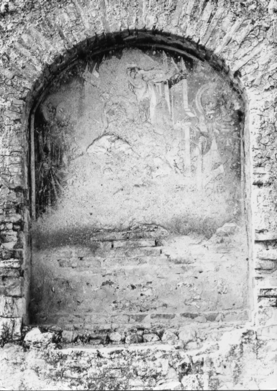 Madonna in trono con Bambino e Santi (edicola, opera isolata) - ambito umbro-laziale (seconda metà sec. XV)