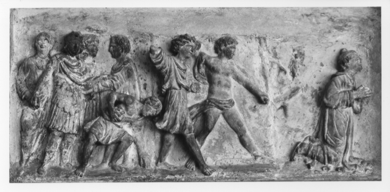 lapidazione di Santo Stefano (rilievo, elemento d'insieme) di Grazzini Benedetto da Rovezzano (attribuito) (sec. XVI)