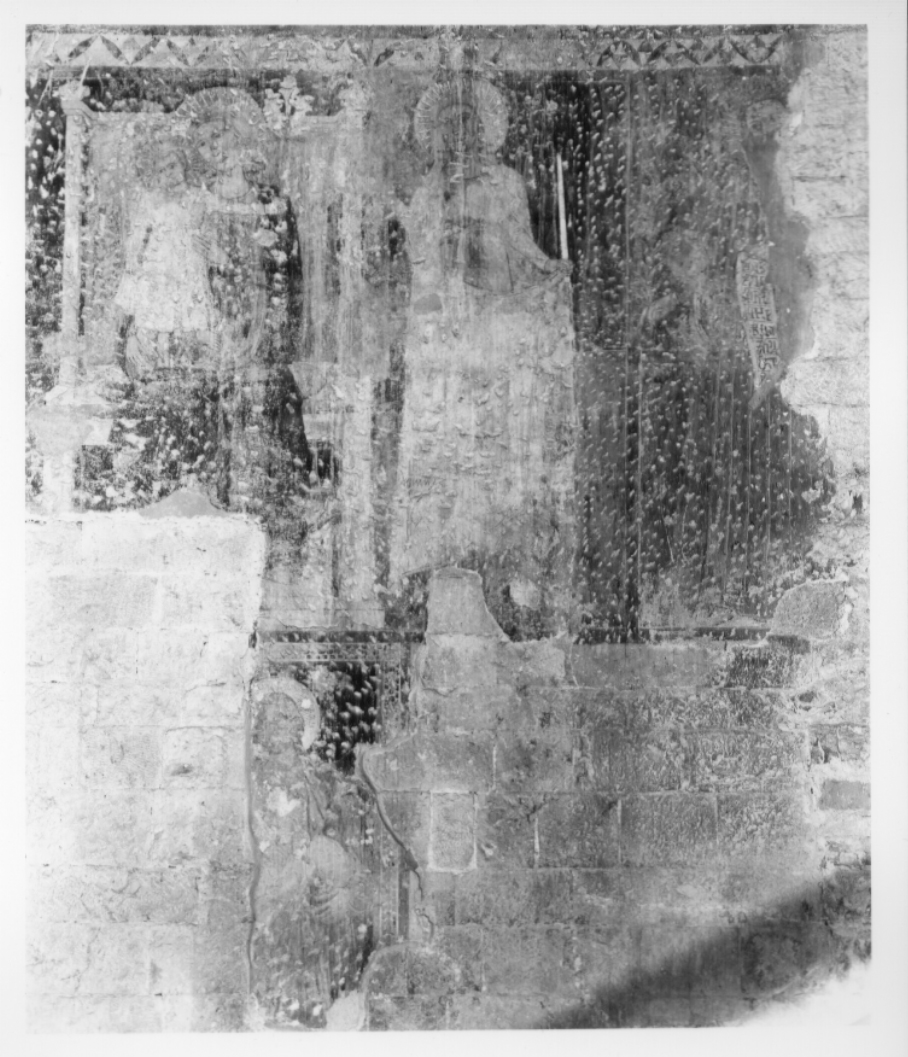 Madonna con Bambino e Santi (dipinto, complesso decorativo) - ambito umbro-laziale (prima metà sec. XIV)
