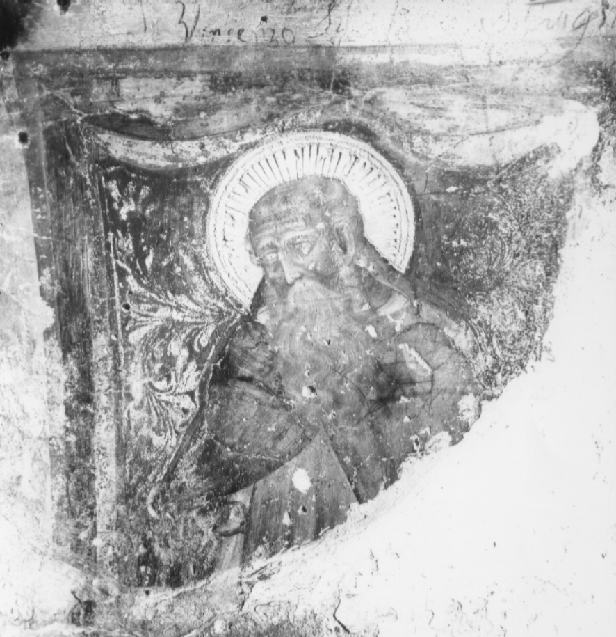 Sant'Antonio Abate (edicola, elemento d'insieme) - ambito Italia centrale (prima metà sec. XV)