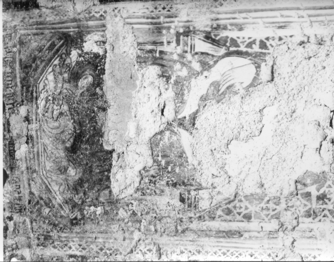 Madonna in trono con Bambino (dipinto, complesso decorativo) - ambito Italia centrale (prima metà sec. XV)