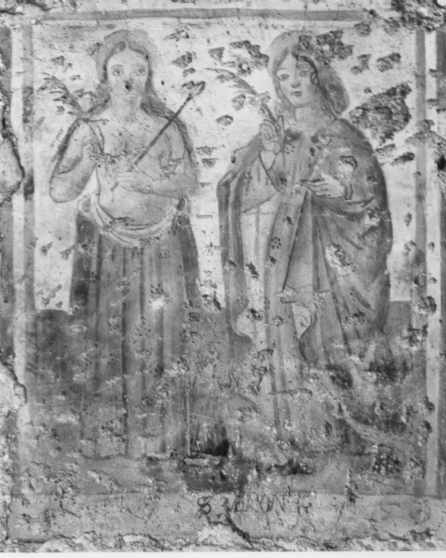 Santi (dipinto, complesso decorativo) - ambito Italia centrale (prima metà sec. XV)