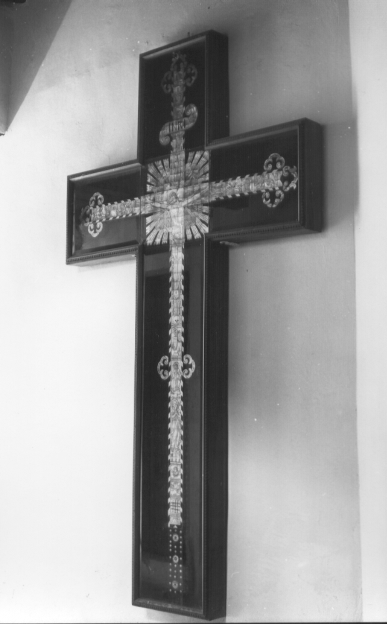 Cristo crocifisso (crocifisso, opera isolata) - manifattura palestinese (sec. XVIII)