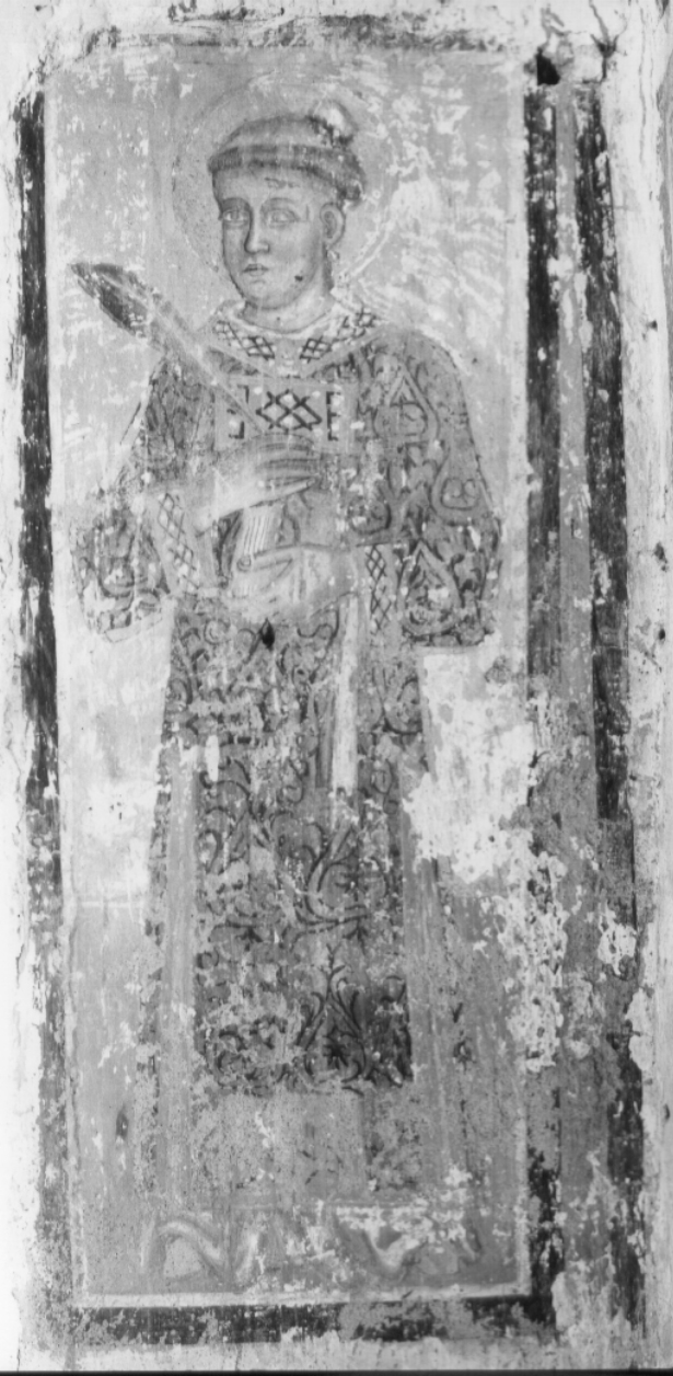 Santo Stefano (dipinto, complesso decorativo) - ambito umbro (sec. XV)