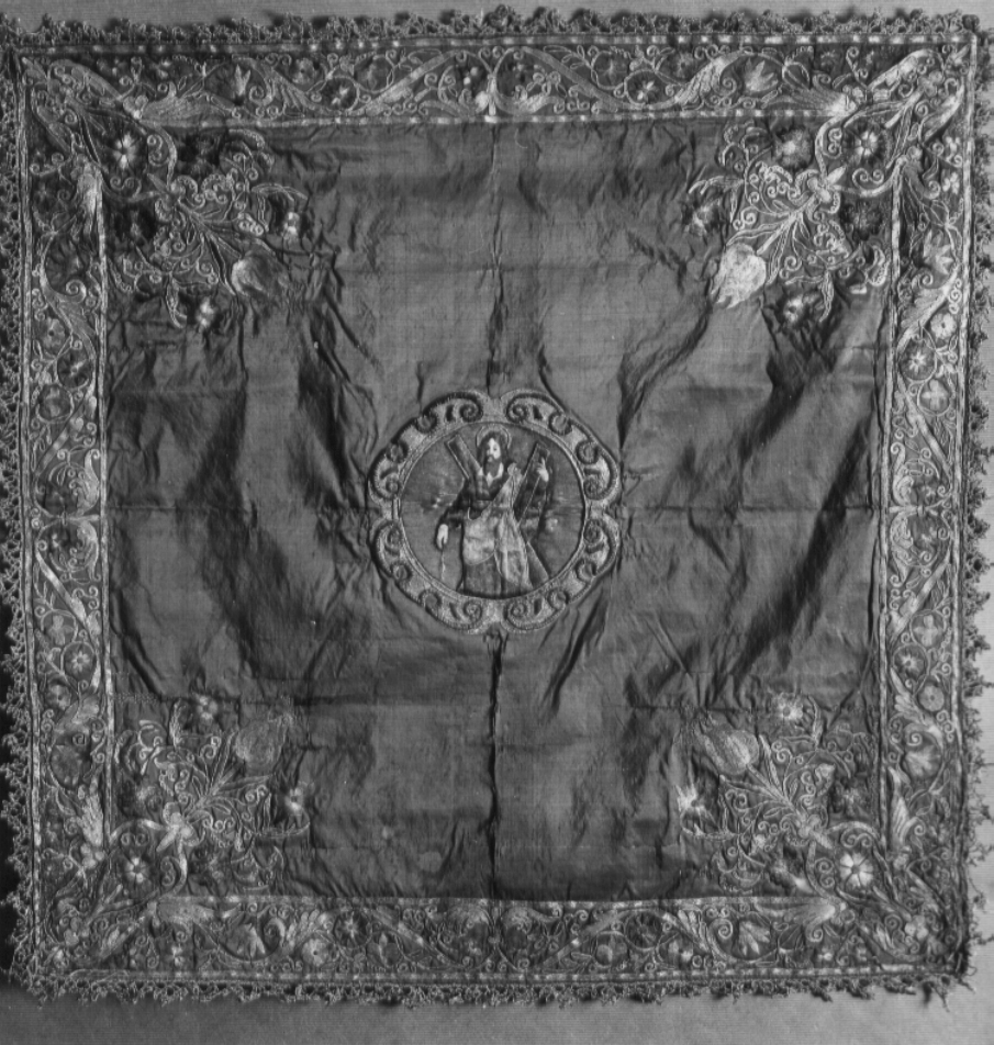 velo di calice, elemento d'insieme - manifattura Italia centrale (sec. XVIII)