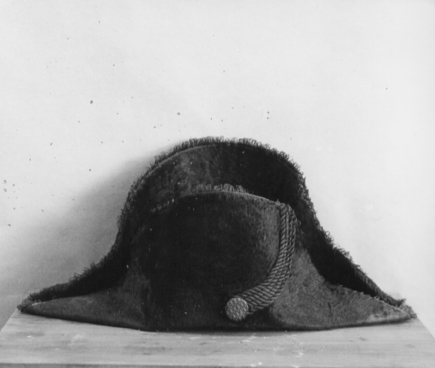 cappello, elemento d'insieme - manifattura Italia centrale (sec. XIX)