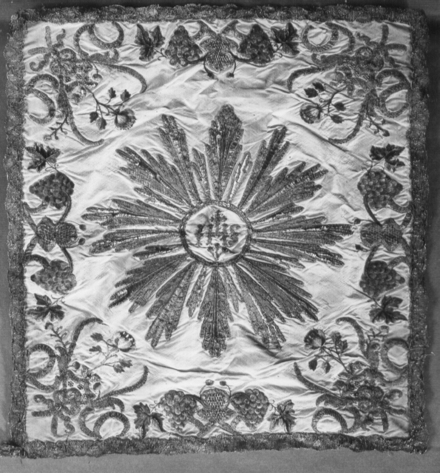 velo di calice, opera isolata - manifattura Italia centrale (sec. XVIII)