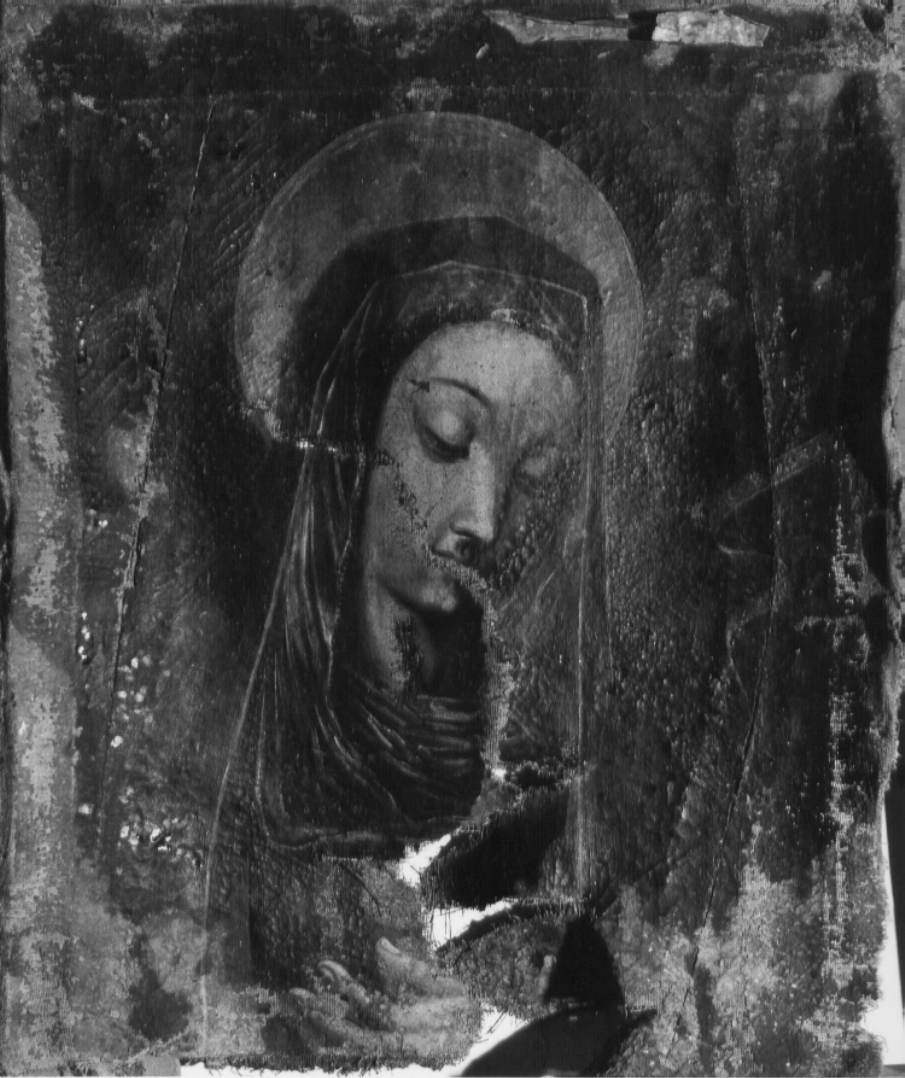 Madonna (dipinto, opera isolata) - ambito umbro-laziale (prima metà sec. XVI)