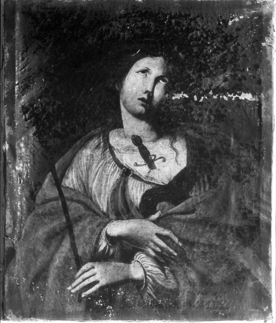 Santa martire (dipinto, opera isolata) - ambito umbro-laziale (prima metà sec. XVII)