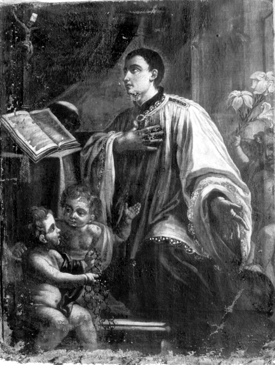 San Luigi Gonzaga (dipinto, opera isolata) - ambito umbro-laziale (prima metà sec. XVIII)