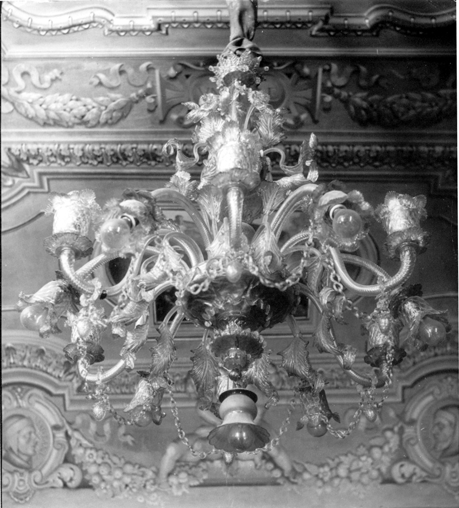 lampadario - a bracci, opera isolata - manifattura muranese (sec. XVIII)