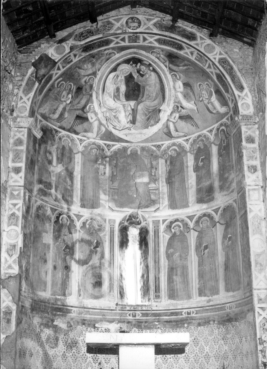 dipinto, complesso decorativo di Maestro di Eggi (attribuito) (sec. XV)